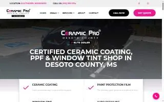 Ceramic Pro Desoto website