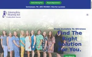 Memphis Hearing Aid of Southaven website