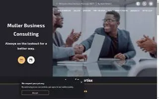Muller Business Consulting website