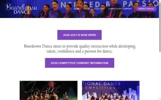Boardtown Dance website