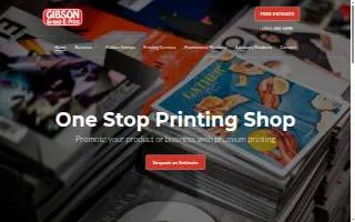 Gibson's Body Shop website