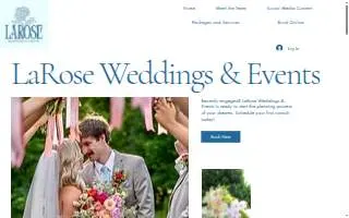 LaRose Weddings & Events website