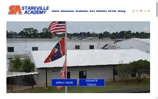 Starkville Academy website