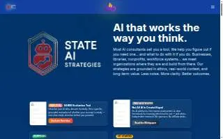 State AI Strategies website