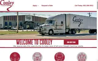 Cooley Transport Inc website