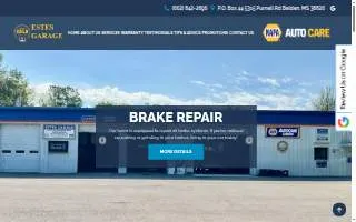 Estes Garage website