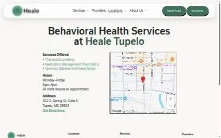 Heale Counseling Spring St website