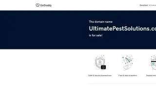 Ultimate Pest Solutions LLC website