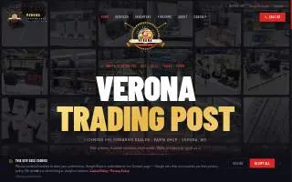 Verona Trading Post & Pawn Shop website