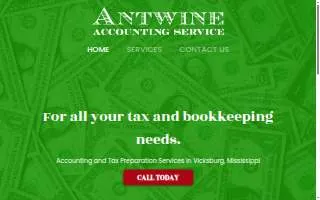 Antwine Accounting Service website