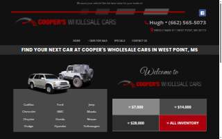Cooper's Wholesale Cars