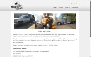 Magnolia Diesel website
