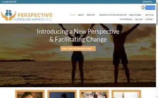 Perspective Counseling Services, PLLC website