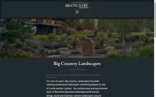 Big Country Landscapes website