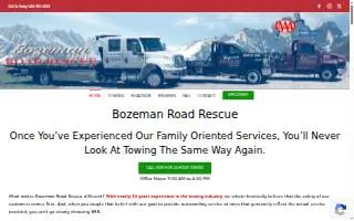 Bozeman Road Rescue website