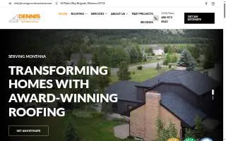 Dennis General Contractor website