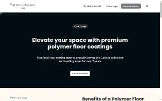 KO Concrete Coatings website