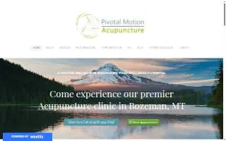 Pivotal Motion Acupuncture of Belgrade website