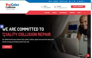 ProColor Collision Gallatin Valley website