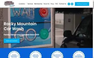 Rocky Mountain Car Wash of Belgrade website