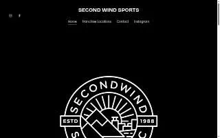Second Wind Sports of Belgrade website