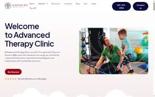 Advanced Therapy Clinic: ABA, Occupational, Physical & Speech Therapy In Montana of Billings website