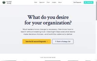 ClearSight Leadership & Strategy