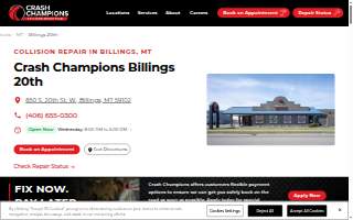Crash Champions Collision Repair Billings 20th