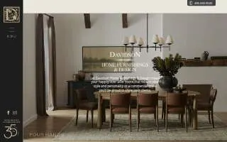 Davidson Home Furnishings & Design website