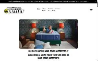 Mattress Outlet of Billings website