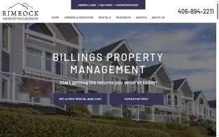 Rimrock Property Management website