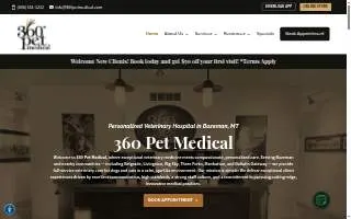 360 Pet Medical website