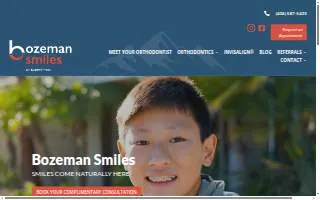 Bozeman Smiles website