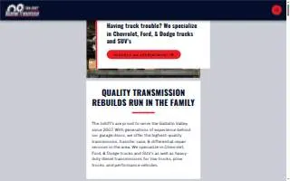Bozeman Transmission website
