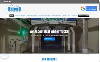 Bridger Bubbles Car & Dog Wash website