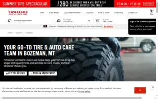 Firestone Complete Auto Care of Bozeman website