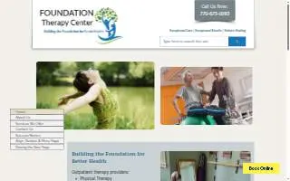 Foundation Therapy Services of Bozeman website