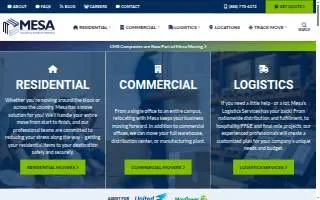 Mesa Moving and Storage: Bozeman website