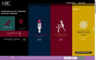 Montana Ballet Co website