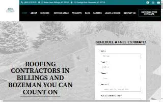 Swagg Roofing & Siding website