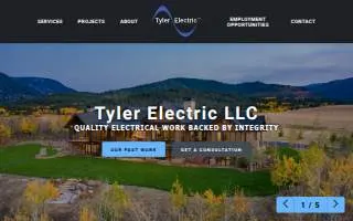 Tyler Electric LLC website