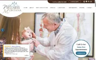 Wellness Montana website