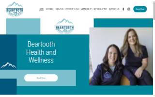 Beartooth Health and Wellness website