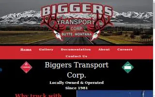 Biggers Transport Corp website
