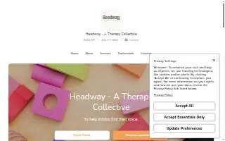 Headway - A Therapy Collective website