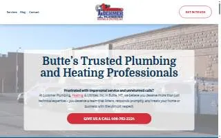 Lockmer Plumbing, Heating & Utilities, Inc. website