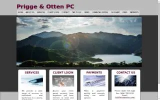 Prigge & Otten PC website