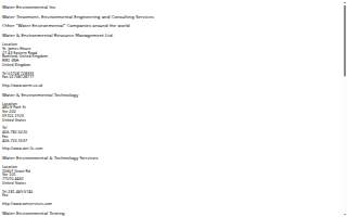 Water & Environmental Technologies
