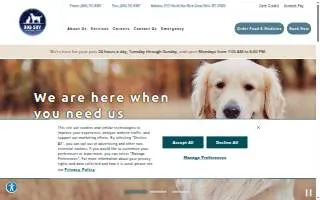 Big Sky Animal Medical Center website