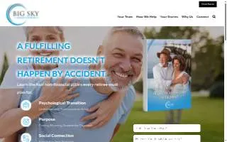 Big Sky Wealth Advisors website